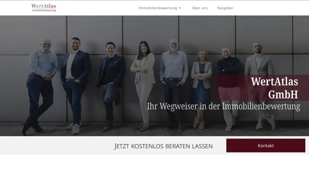WertAtlas Website Referenz